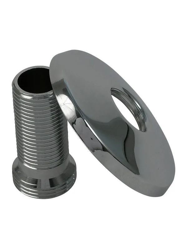 Megatherm Connector 45 mm ll 3/4 x 1/2 nipple with rosette