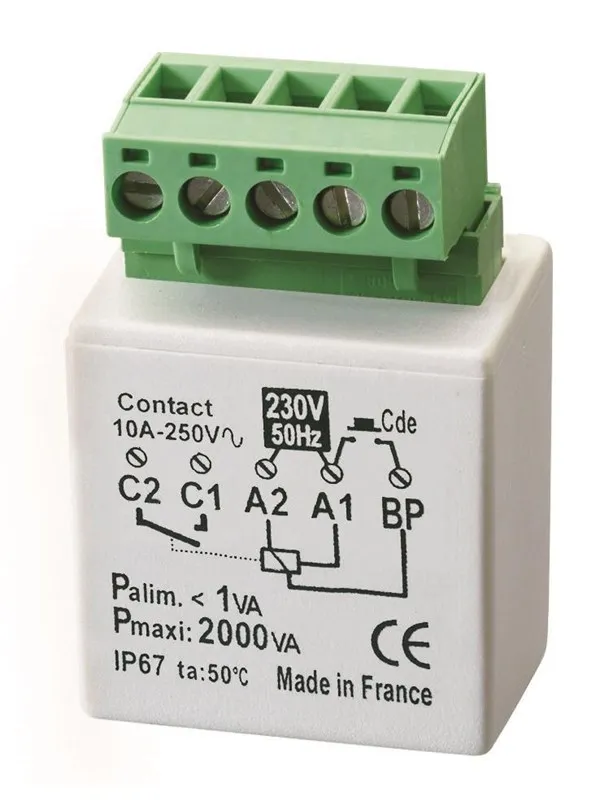 Urmet Mtr200e flush-mounted toggle relay with timer