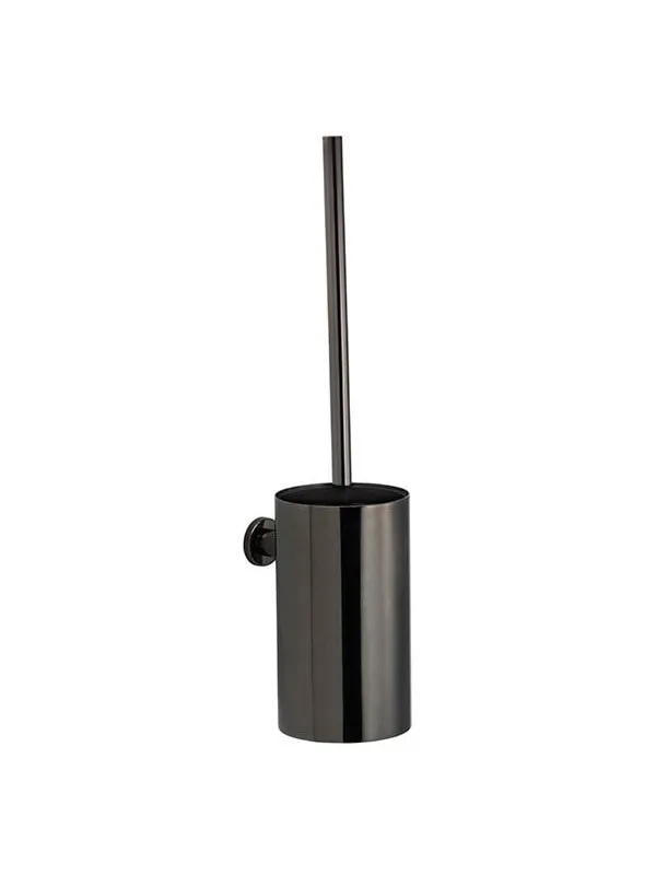 Pressalit toilet brush for wall mounting black chrome