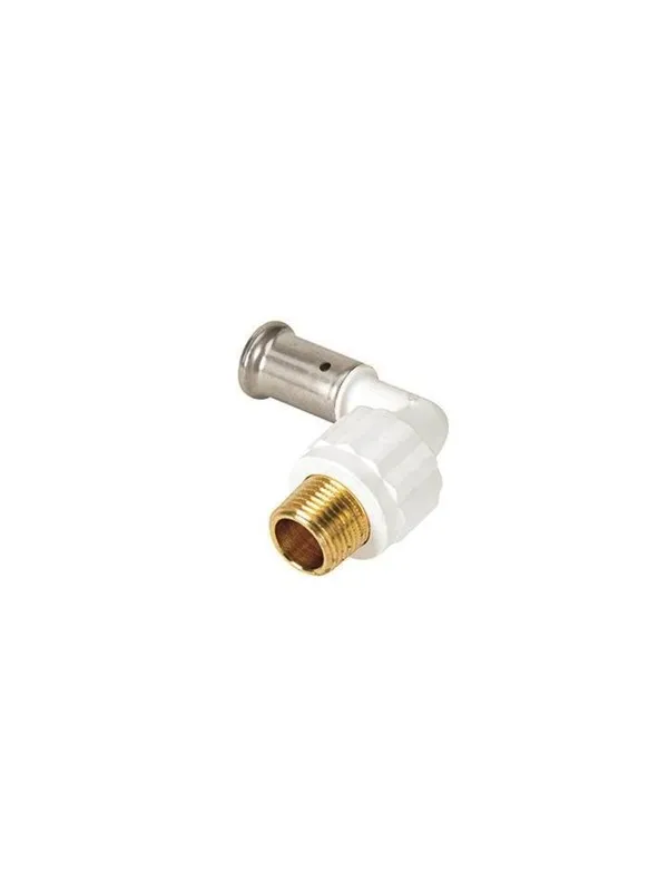 Henco bent 90° male iron adapter 32 mm x 1