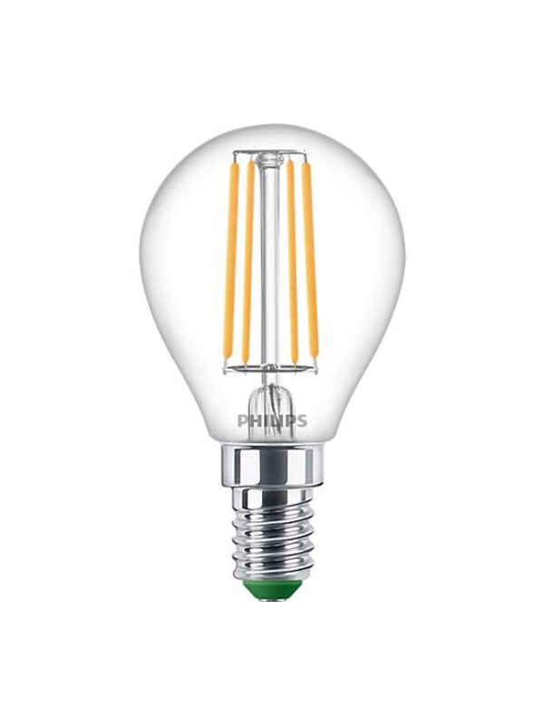 Philips LED-lyspære P45 Mini-ball 2.3W827 (40W) clear E14