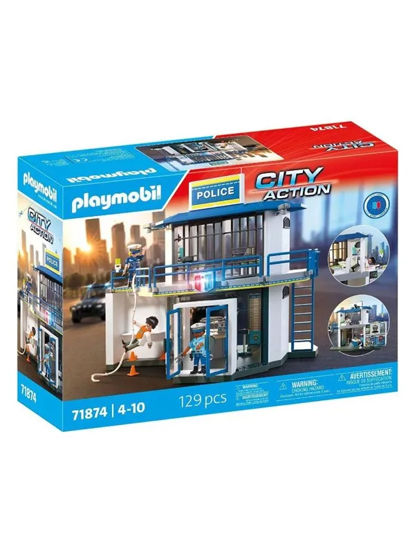 Playmobil City Action - Politistasjon med etterforskningsrom