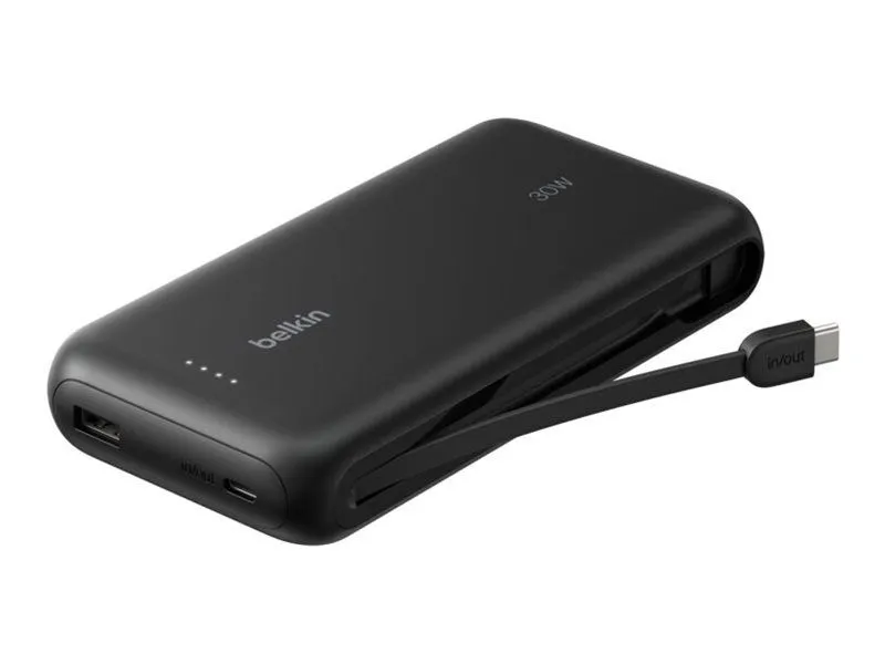 Belkin Gaming power bank - USB 2 x USB-C - 30 Watt Nødlader - Svart - 20000 mAh