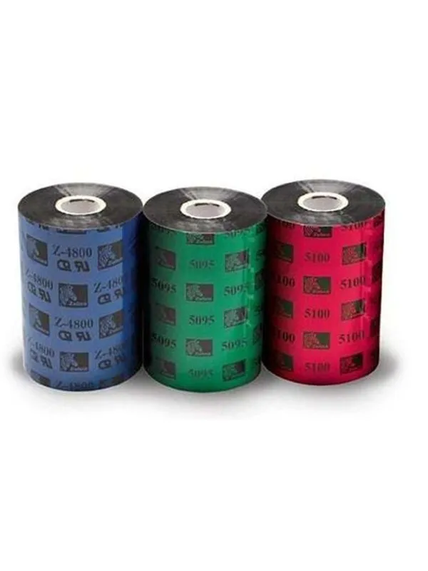 Zebra RIBBON 4800 80MMX450M - Fargebånd refill (termisk overføring) Svart