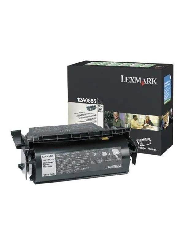 Lexmark 12A6865 Toner Black - Laser toner Svart