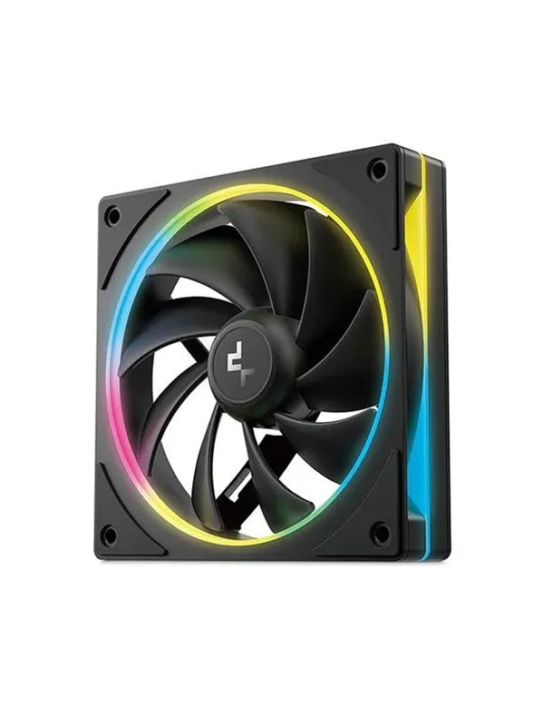 DeepCool FL12 SE 3-1 - Kabinettvifte - 120mm - Svart med RGB LED-lys - 29 dBA