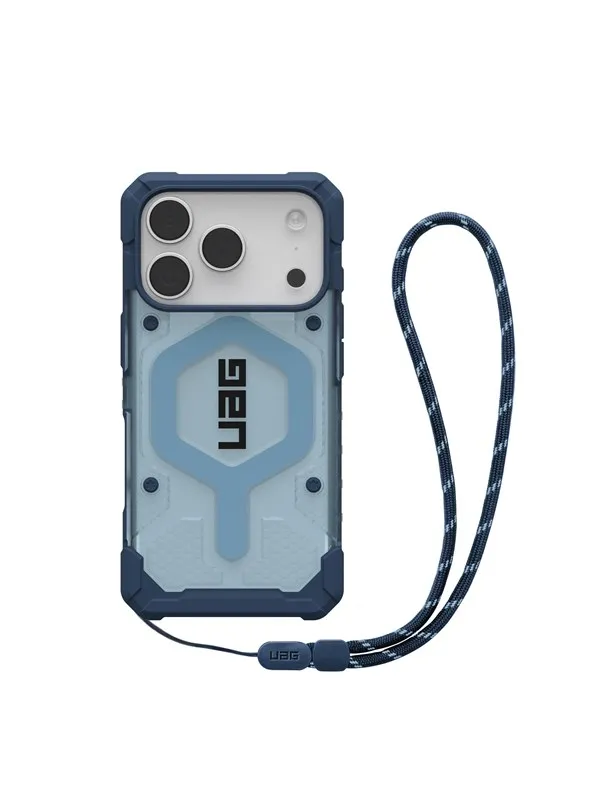 UAG Pathfinder Clear Magsafe - Blues Lanyard - iPhone 17 Pro