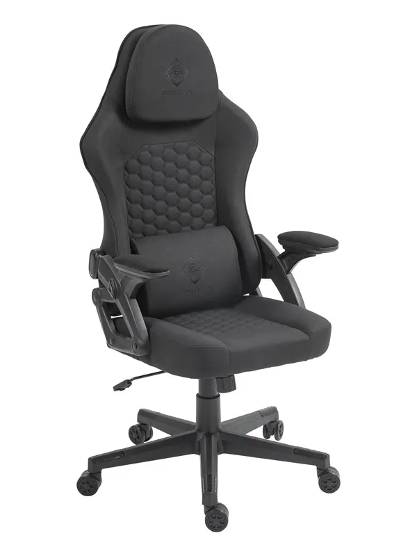 Deltaco DC130 Gaming Gamingstol - Svart - Stoff