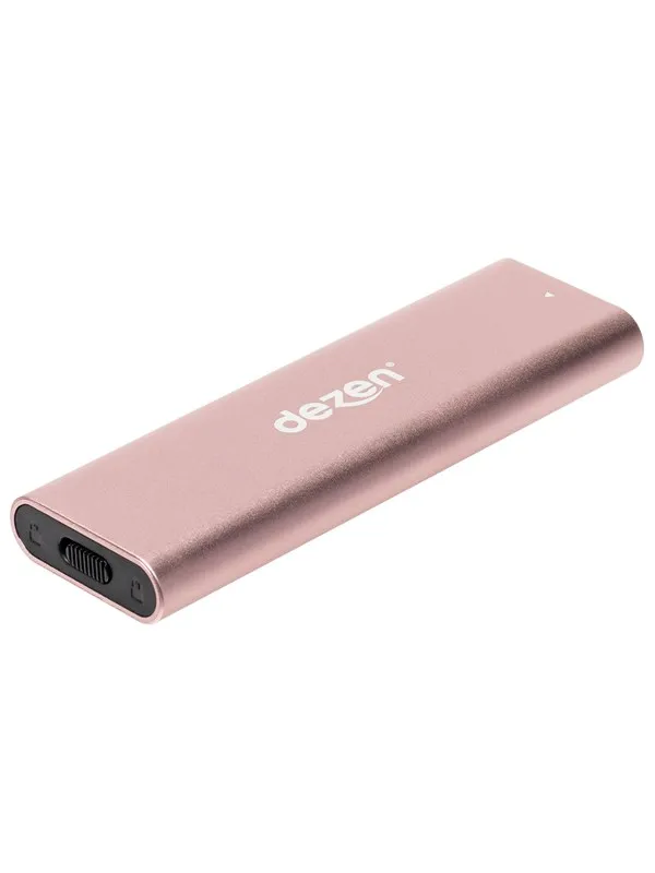 dezen M.2 Premium NVMe Enclosure USB 3.2 Gen 1 - Rosa