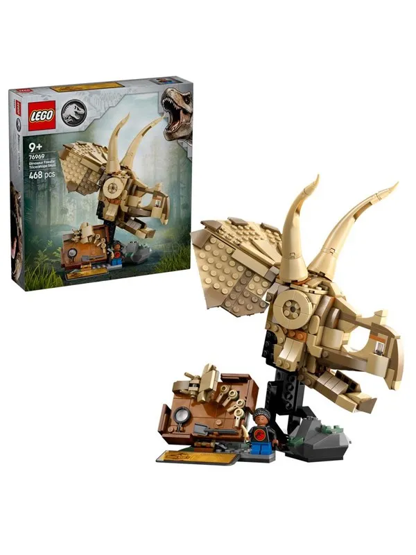 LEGO Jurassic World 76969 Dinosaurfossiler: triceratops-hodeskalle