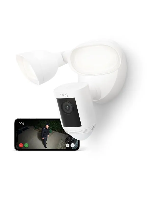 Ring Floodlight Cam Pro - Hvit