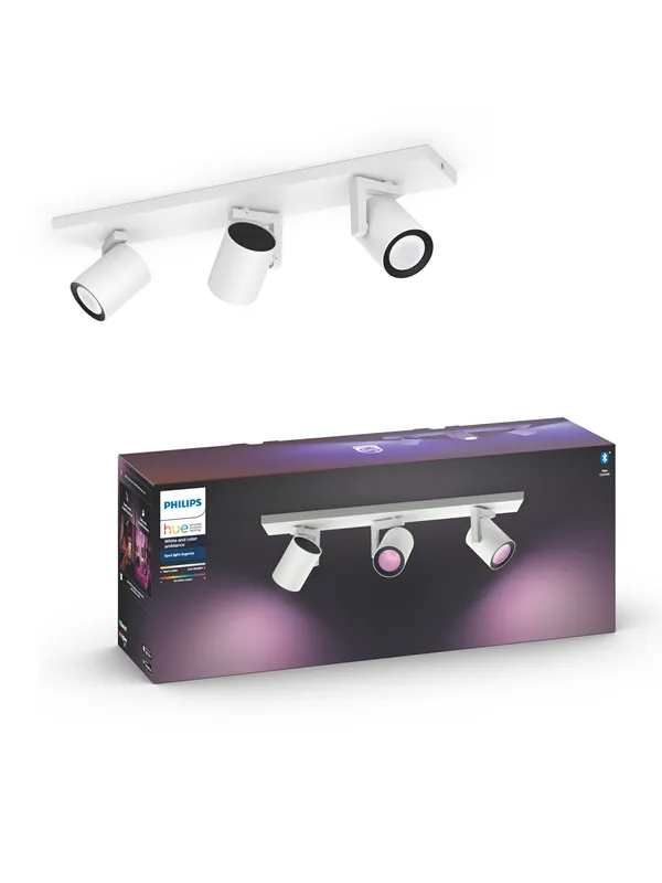 Philips Hue Argenta Plate/Spiral 3x5.7W - Hvit