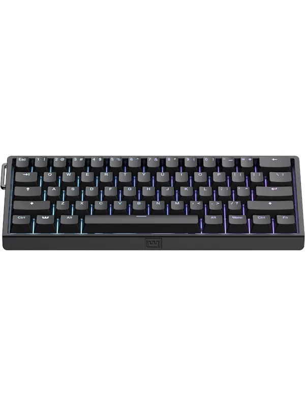 Wooting 60HE v2 - US-ANSI - Non-Split - Plastic - Gamingtastatur - Uten numpad - Engelsk (USA) - Svart