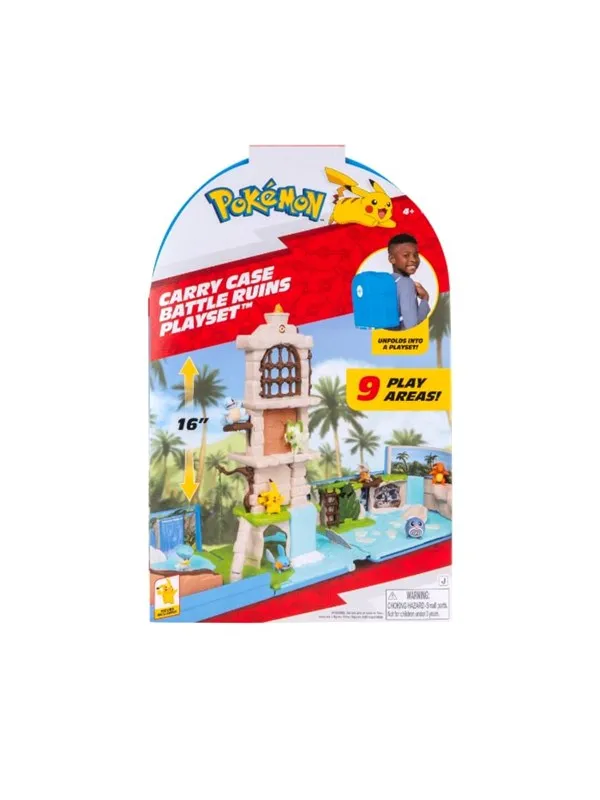 Pokemon Carry Case Battle Ruins playset