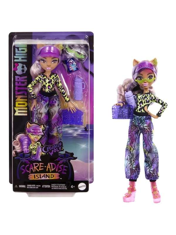 Monster High Scare-adise Island Clawdeen Doll