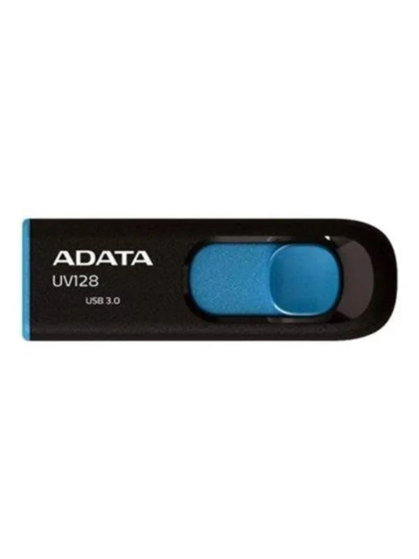 A-Data DashDrive UV128 - Svart - 64GB - Minnepenn