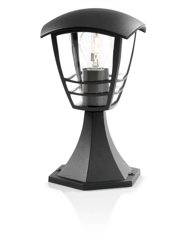 Philips Creek pedestal black 1x60W 230V
