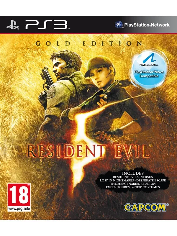 Resident Evil 5 (Gold Edition) - Sony PlayStation 3 - Horror