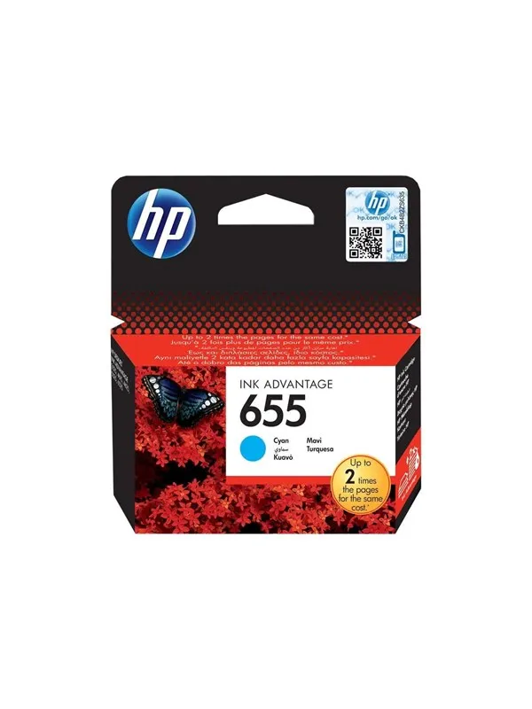 HP 655 / CZ110AE - Blekkpatron Cyan