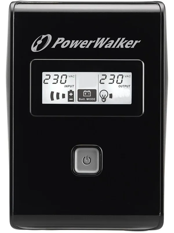 BlueWalker 10120016 - PowerWalker VI LCD - 650VA/360W - Line Interactive UPS