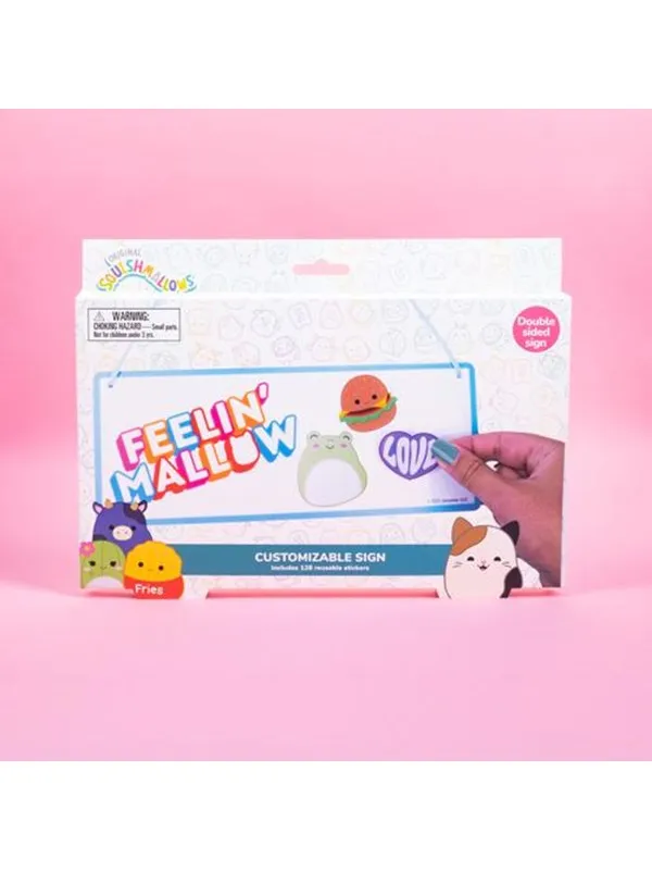 Squishmallows - Room Sign with Wall Decals