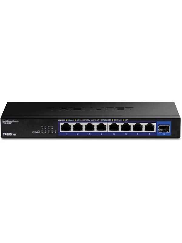 TRENDnet TEG-S5091 9-Port 2.5G Unmanaged Switch with 10G SFP+ Port