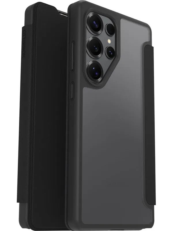 OtterBox React Folio Samsung Galaxy S25 Ultra Black Crystal - clear/black - ProPack