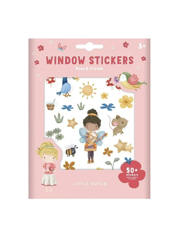 Little Dutch - Window stickers Rosa & Friends