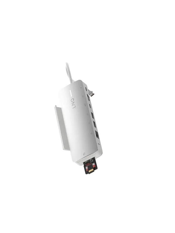LINQ 9in1 PRO SSD 140W USB-C Multiport Hub Space Grey USB-hub