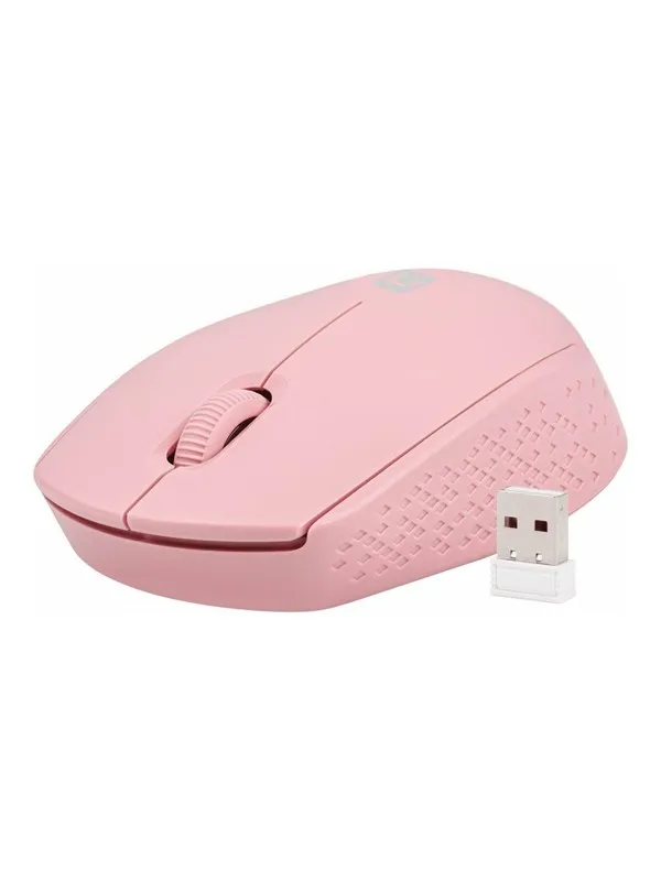 Natec STORK - mouse - 2.4 GHz - pink - Mus - Optisk - 3 knapper - Rosa