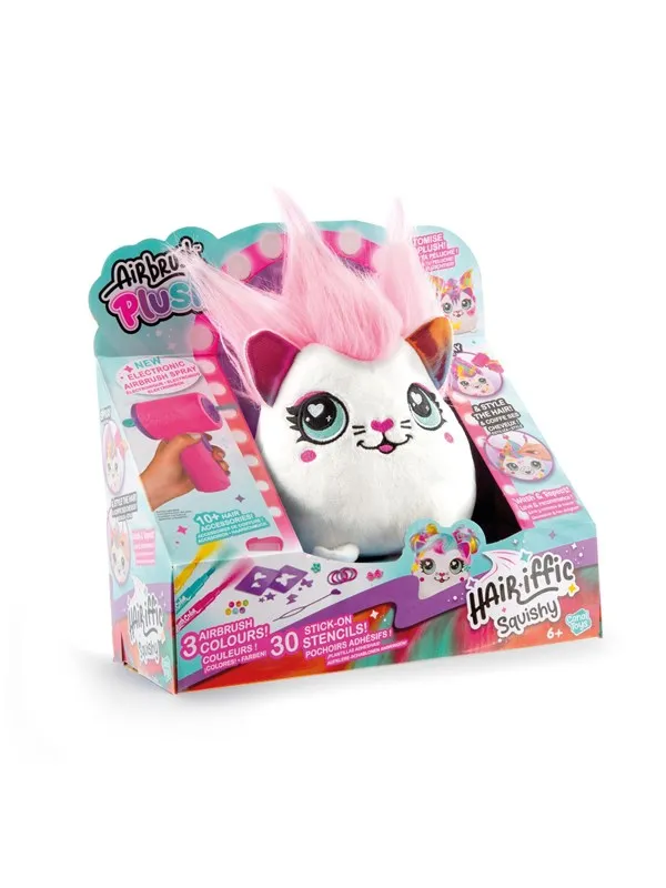 Airbrush Plush Hair'iffic 17cm Squish Pal - assorted