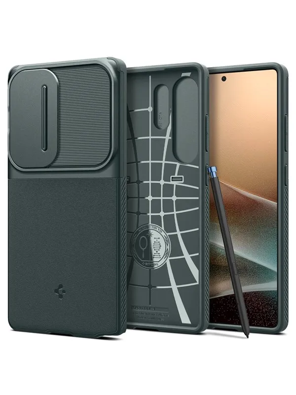 Spigen Optik Armor - abyss green - Samsung Galaxy S25 Ultra