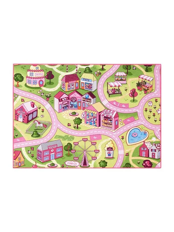 Rebel Roads Legetæppe - Pink tivoli - 95 x 133 cm