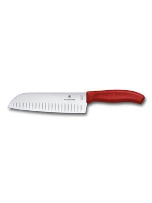 Victorinox Santoku Knife - Red - 17 cm