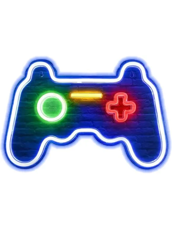 Mecharite - Controller LED Neon Sign - Blue - Lampe