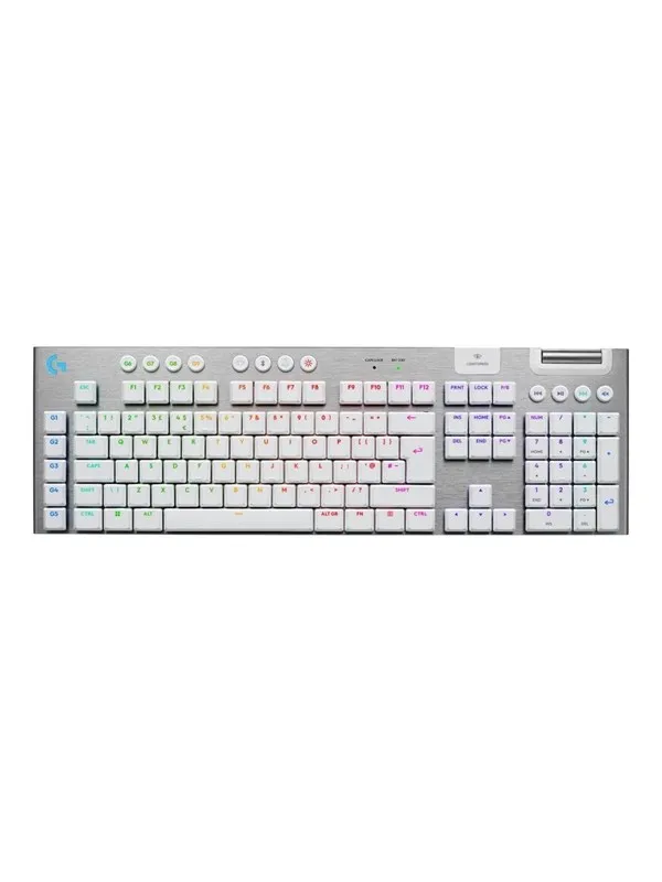 Logitech G915 X LIGHTSPEED - Tactile - 100% (full størrelse - standard) - Gamingtastatur - Engelsk - Hvit