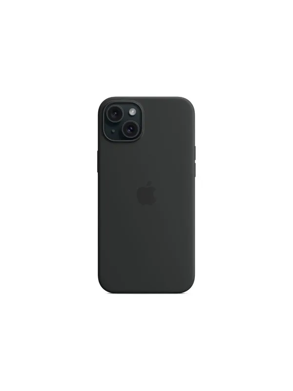 Apple iPhone 15 Plus Silicone Case with MagSafe - Black