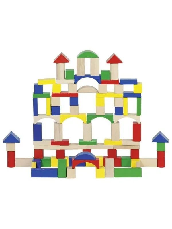 Goki Wooden Building Blocks 100 pcs