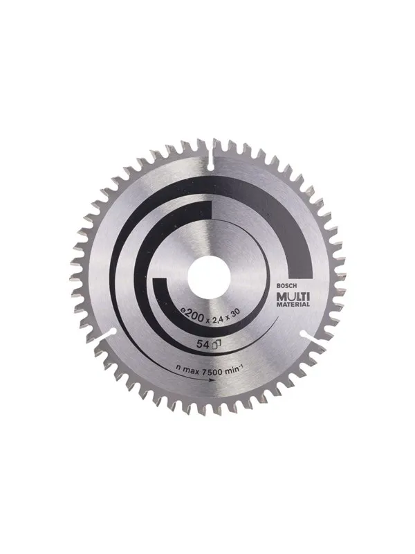 Bosch Multi Material circular saw blade - for wood plastic aluminium non-ferrous metal epoxy abrasive materials