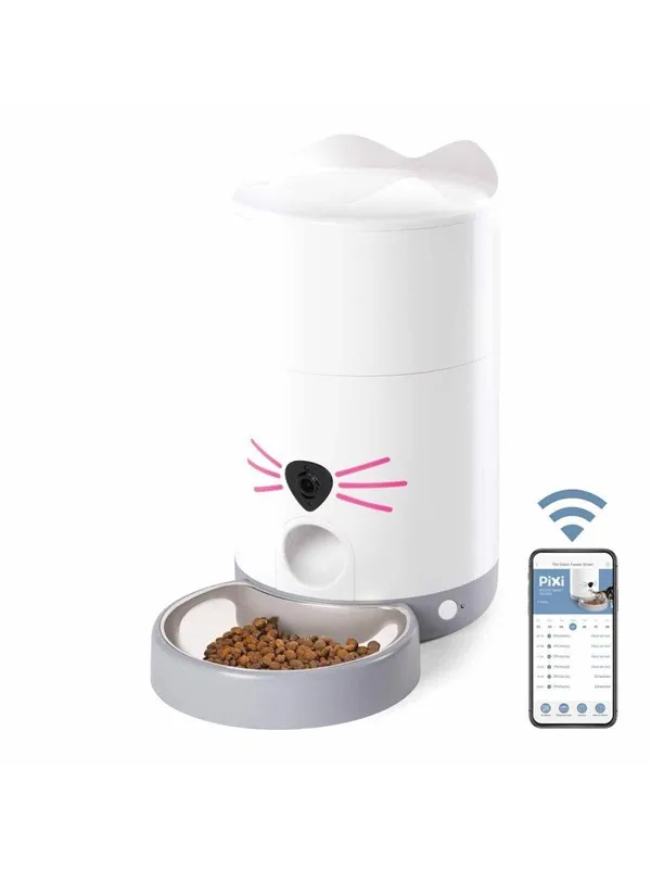 Catit PIXI Vision Smart Dry Food Feeder with Camera WiFi
