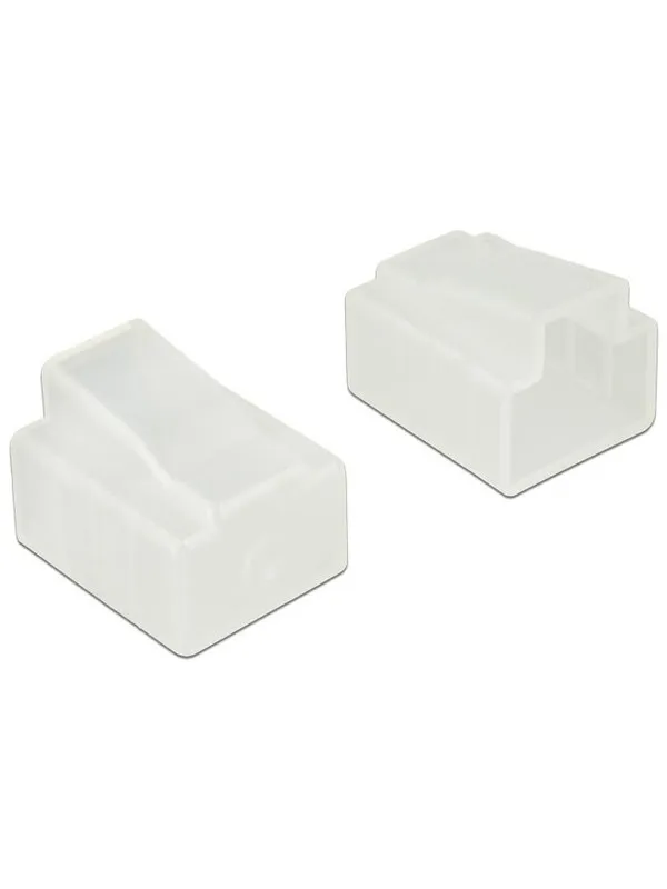DeLOCK Dust Cover for RJ45 Plug Transparent (10-Pack)