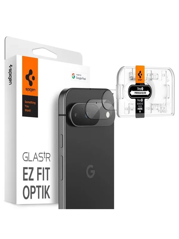 Spigen Glass tR EZ Fit Optik 2 Pack - crystal clear - Google Pixel 9