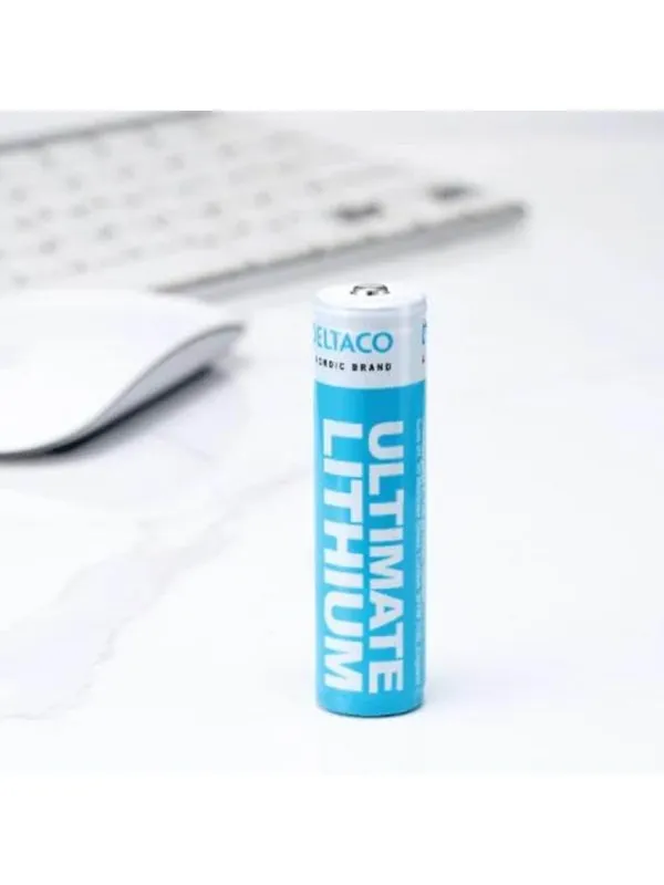 Deltaco Ultimate Rechargeable Lithium battery 18650 10-pack