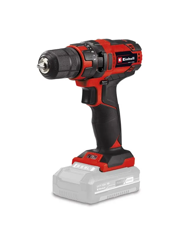 Einhell TC-CD 18/35 Li batteridrevet bore-/skrumaskin u/ batteri og lader