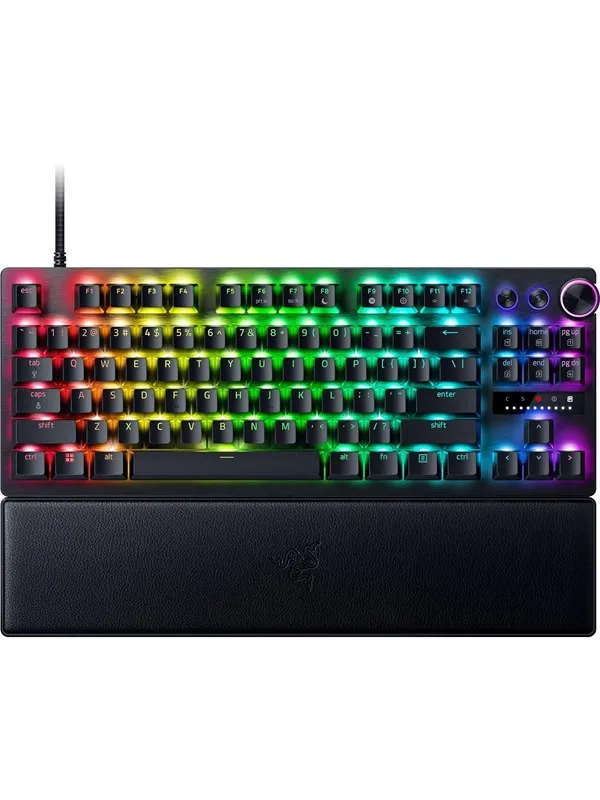 Razer Huntsman V3 Pro Tenkeyless - Gamingtastatur - Uten numpad - Engelsk (USA) - Svart