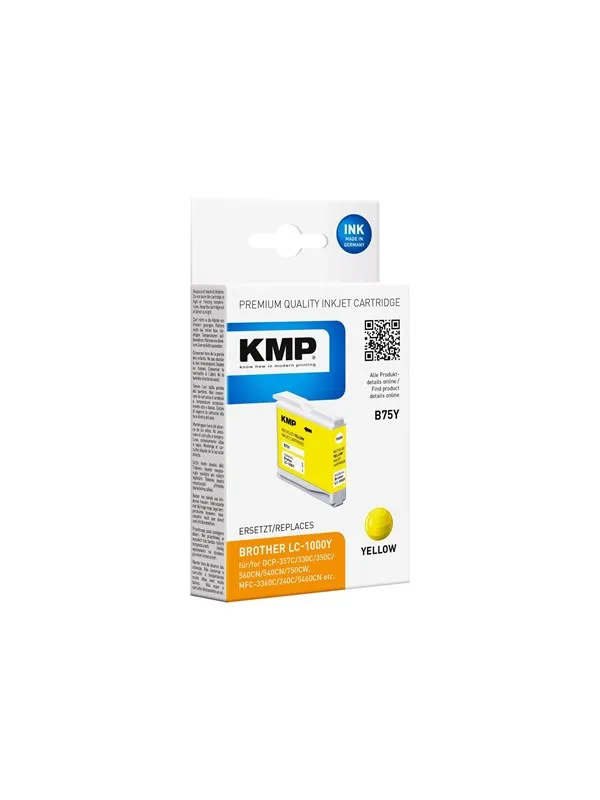 KMP B75Y - yellow - compatible - ink cartridge
