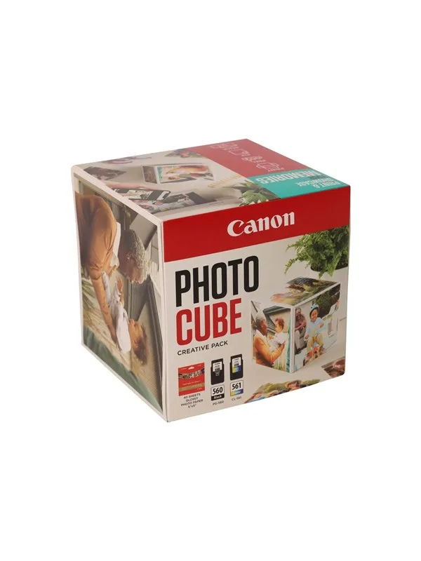 Canon Photo Cube Creative Pack - 2-pack - black colour (cyan magenta yellow) - original - glossy - ink cartridge / paper kit