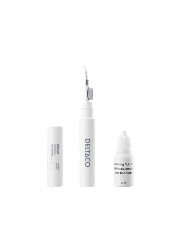 Deltaco Cleaning kit for earphones earbuds and headsets white