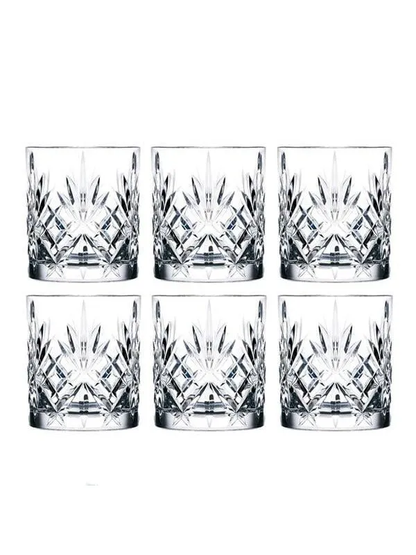 Lyngby Glas Krystal Melodia Whisky Glass 31 cl - Set of 6