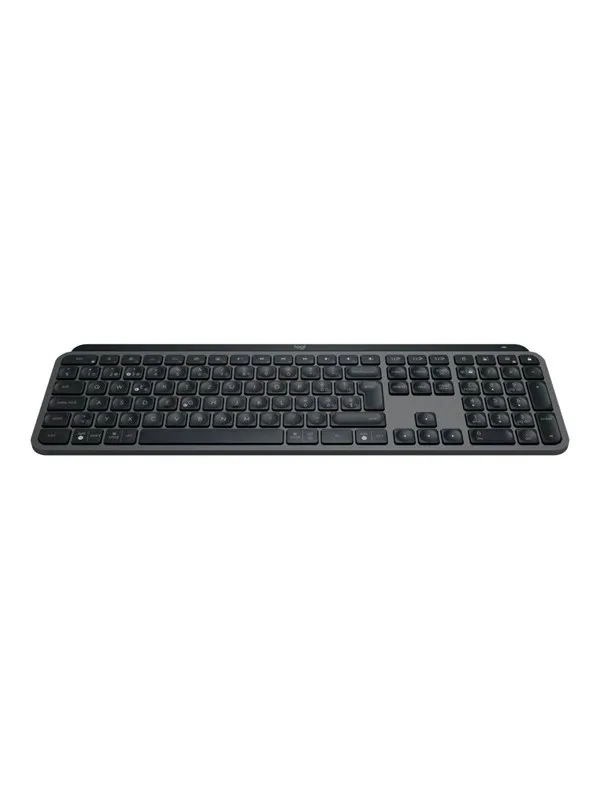 Logitech MX Keys S Graphite with palm rest - US - Tastatur - Engelsk (USA) - Svart